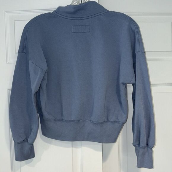 Abercrombie Kids Long Sleeve Girls 1/4 Zip Sweatshirt Size 9/10 - Picture 3 of 8